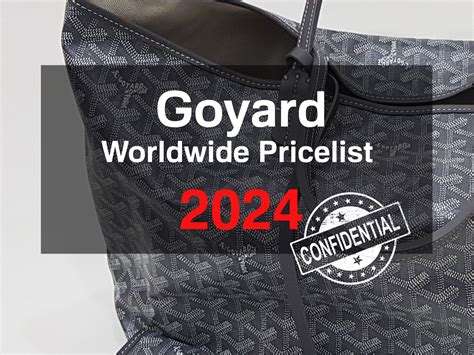 goyard maize script|2024 Goyard Price List (USA vs. Paris) .